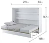 Wandklappbett Bed Concept 140x200 Schrankbett Horizontal Produktbild-Vorschau 3