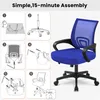 Yaheetech Bürostuhl Schreibtischstuhl ergonomischer Produktbild-Vorschau 7