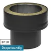 Raik Coltherm Adapter 150mm von EW auf DW schwarz für Produktbild-Vorschau 1