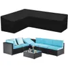 Gartenmöbel Abdeckung L-Form Wasserdichte Ecklounge Sofa Produktbild-Vorschau 8