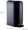 Relaxdays 4052025849542, 10 l, Owalny, Żelazo, Plastik, Podgląd zdjęcia produktu 4