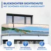 Paravento per balcone con motivo a spiaggia, 5 m x 85 cm Anteprima dell’immagine prodotto 8