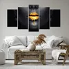 Bild auf Leinwand - Leinwandbild - 5 Teile - Gold Mund Produktbild-Vorschau 6