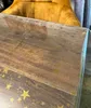 PVC Tischdecke Klarsicht Sterne gold Weihnachten· Eckig · Produktbild-Vorschau 2