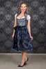 Edelnice Midi Dirndl 2-teilig Stehkragen Adriana 52 Produktbild-Vorschau 4