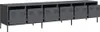vidaXL Armoire TV anthracite 202x39x43,5 cm Acier laminé à Voir les images du produit 4