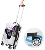 Monzana Trolley Butterfly Valigia a Guscio Rigido L Manico Anteprima dell’immagine prodotto 4