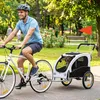 PawHut 2-in-1 Hundeanhänger für Fahrrad Hundebuggy für Produktbild-Vorschau 2
