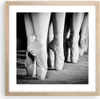 Gerahmtes Poster - Rahmen in heller Eiche - Ballettschuhe Produktbild-Vorschau 1