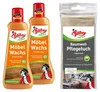 Poliboy Möbel Wachs - 2x 200ml mit Baumwolltuch - für alle Produktbild-Vorschau 1
