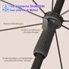Close-up of the mechanism and spokes of an umbrella. Produktbild-Vorschau