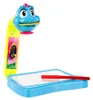 A children's drawing projector toy with a marker on a white drawing surface. Náhled obrázku produktu