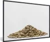 MuchoWow® Gerahmtes Poster Stapel von Sonnenblumenkernen Produktbild-Vorschau 1