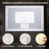 Koonmi 80x60cm LED Badezimmerspiegel - 3 Einstellbare Produktbild-Vorschau 5