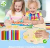XINZI Kindertisch mit 2 Stühlen, 60×60cm Kindertischgruppe Produktbild-Vorschau 4