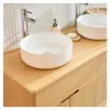Meuble double-vasque 120 cm en chêne naturel ALASKA Voir les images du produit 4