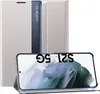 Samsung Galaxy S21 FE 5G Pouzdro, Slim Flip Kožené Pouzdro Náhled obrázku produktu 1