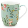 PIP STUDIO Jolie Flowers Blue Becher mit Henkel klein Set2 Produktbild-Vorschau 2