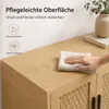 Commode ProximaX, buffet à 4 portes, aspect chêne, 140 x 40 Voir les images du produit 9