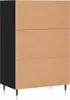 vidaXL Highboard Schwarz 57x35x90 cm Holzwerkstoff Produktbild-Vorschau 6