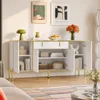 160 cm Sideboard mit 1 großen Schublade 4 Türen, Kommode Produktbild-Vorschau 2