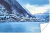 MuchoWow® Poster Alpen - Dorf - Schnee 180x120 cm - Produktbild-Vorschau 1