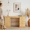 Schreibtisch MANAGER, natur - Bürotisch mit 4 Schubladen Produktbild-Vorschau 1