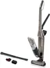 A cordless vacuum cleaner and its accessories are displayed against a white background. Produktbild-Vorschau