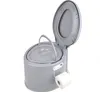 prenosné WC 7 l výška sedadla 37 cm sivá Náhľad obrázku produktu 8