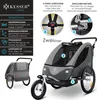 KESSER® Kinderanhänger Fahrradanhänger 360° Drehbar mit Produktbild-Vorschau 2