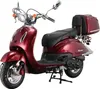 Motorroller Retro Firenze 50 ccm 45 km/h EURO 5 weinrot Produktbild-Vorschau 2