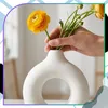 Designová váza, bílá, kulatá, moderní, do interiéru Náhled obrázku produktu 7