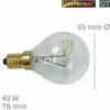 Lampe Glühbirne E14 40W Universal für Mikrowelle Backofen Produktbild-Vorschau 1