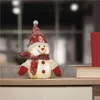 LED leuchtender Weihnachts-Schneemann, 25 cm, 3x AAA, Innen, warmweiss Produktbild-Vorschau
