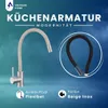 VBChome Küchenarmatur mit flexibler Beige Silikonbrause – Produktbild-Vorschau 3