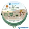 Set di giochi da spiaggia 7in1 GREEN, (Sand Toys)Plastic Anteprima dell’immagine prodotto 10