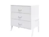 Cassettiera Luna in bianco con fasciatoio incluso per una Anteprima dell’immagine prodotto 3
