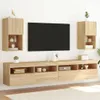 TV skříňky s LED osvětlením 2 ks dub Sonoma 30,5x30x60 cm Náhled obrázku produktu 2