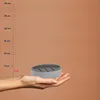 Porta sapone, 12,5 x 8,5 cm, Vetroceramica, grigio chiaro - Anteprima dell’immagine prodotto 5