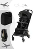 Kinderkraft PILOT 2, passeggino ultraleggero nero, ideale Anteprima dell’immagine prodotto 24