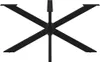 A black metal table base with a spider-like design, viewed from above. Náhled obrázku produktu