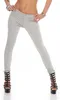 Damen Jeggings Hüfthose  Grau Meliert XL/42 Produktbild-Vorschau 1