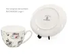 Buchensee Teetassen / Kaffeetassen Porzellan, 4 Tassen je Produktbild-Vorschau 4