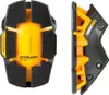 Two views of a pair of yellow and black work knee pads against a white background. Produktbild-Vorschau