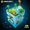 Stavebnice - Minecraft Scéna Skryté hlubiny + figurky a LED Náhled obrázku produktu 2