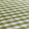 Tischdecke Fleckenresistente Karo Grün - GRETA - 150 cm Produktbild-Vorschau 4