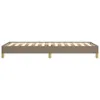vidaXL Struttura letto senza materasso Taupe 100x200 cm Anteprima dell’immagine prodotto 5