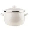 Emaille Topfset 8-teilig ECRU 4 Kochtöpfe mit Deckel 1,5–5L Produktbild-Vorschau 10