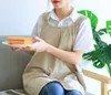 Küchenschürze mit Tasche Baumwolle und Leinen Schürze Produktbild-Vorschau 1