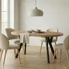 Runder Ausziehbarer Tisch für Esszimmer, PERO, Loft-Stil, Produktbild-Vorschau 9